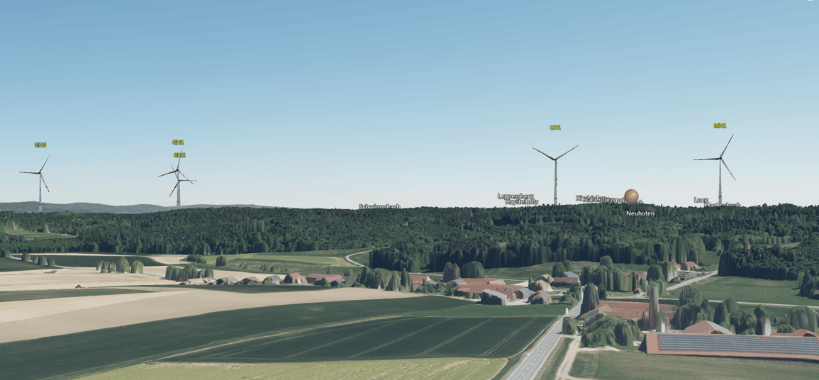 Neuhofen Vogelperspektive