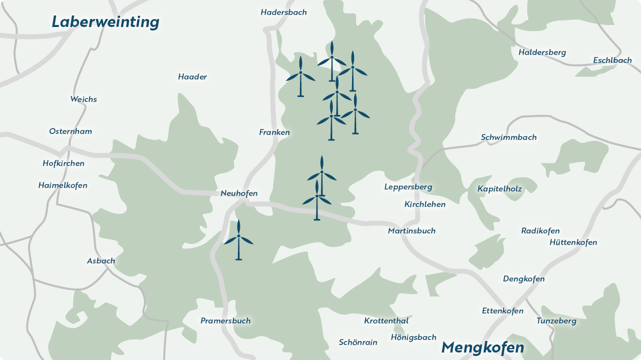 Windpark 3 Hermann - Umzingelungsdarstellung